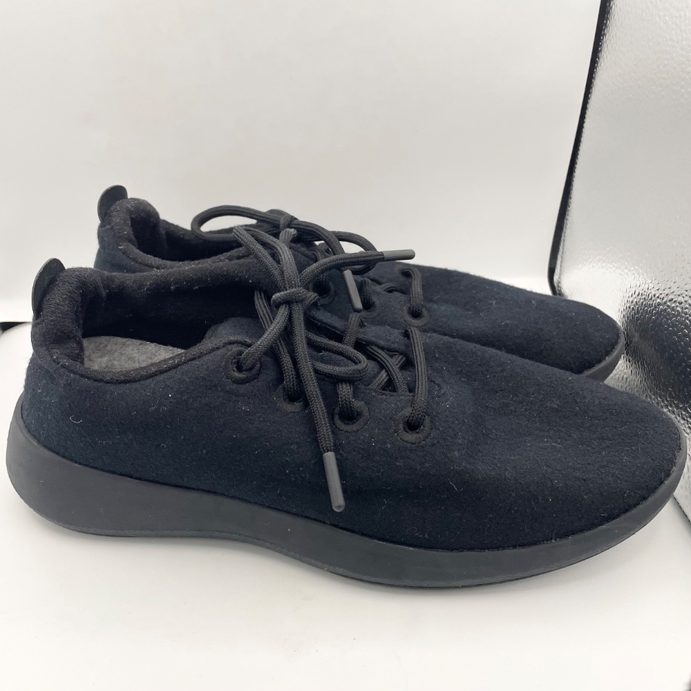 Allbirds mens merino wool runner comfy classic black sneakers Size 11 - Picture 8 of 14